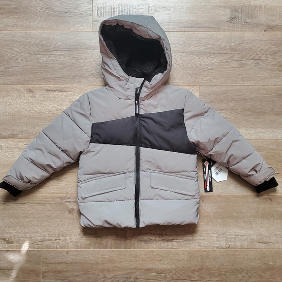 Reflective puffer jacket kids